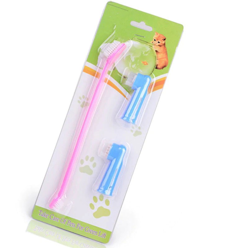 PREORDER Dog Toothbrush Cleaning Teeth Puppy Dog Finger Toothbrush Dental Care Grooming For Dog