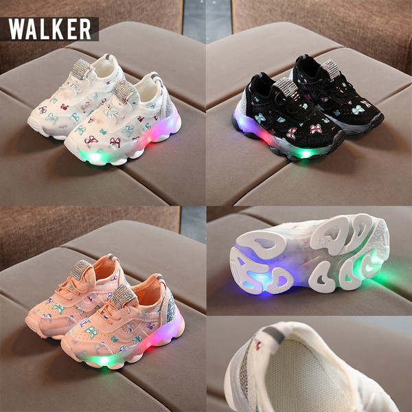 Sepatu Anak Perempuan LED - Sepatu Anak Sneaker Import M231