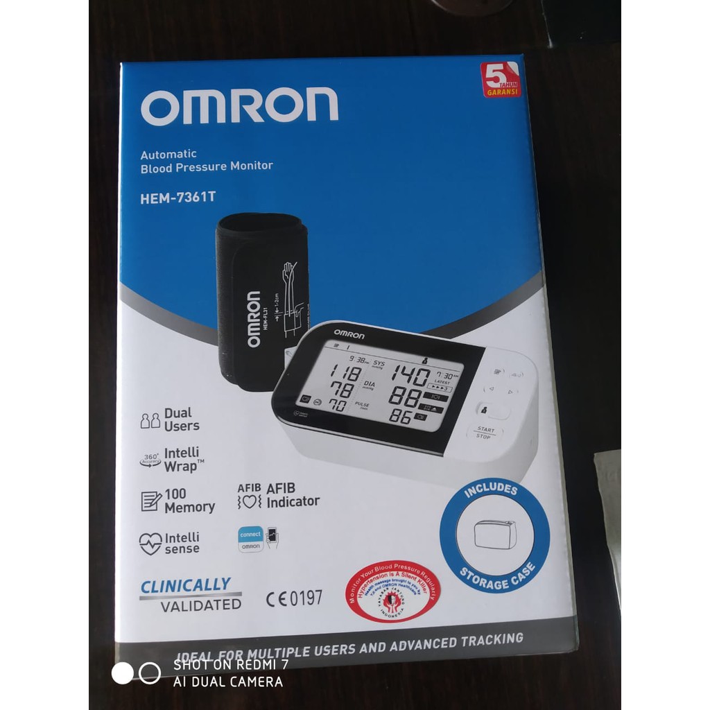 OMRON DIGITAL TENSIMETER HEM-7361T TENSI DIGITAL OMRON