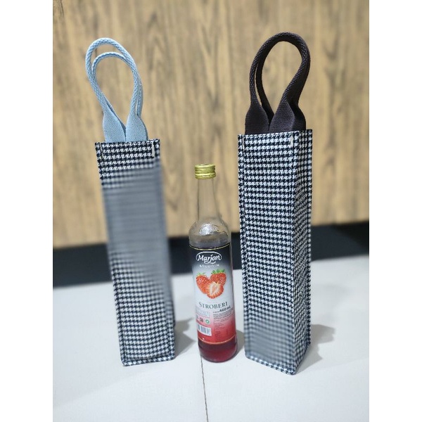 tas botol minum size 8*8*33 cm tas Tumbler totebag botol air minum cantik