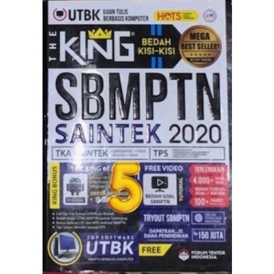 PRELOVED BUKU THE KING SBMPTN SAINTEK (TPS DAN TKA)