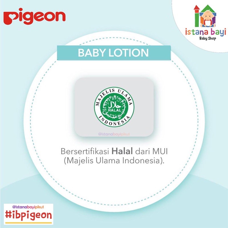 PIGEON Baby Lotion 100 ml  - Paraben Free / Lotion Bayi