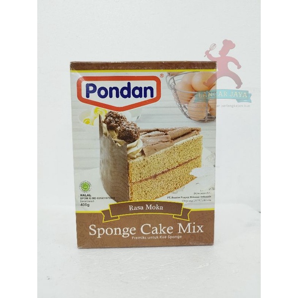 Pondan Sponge Cake Mix Moka 400gr