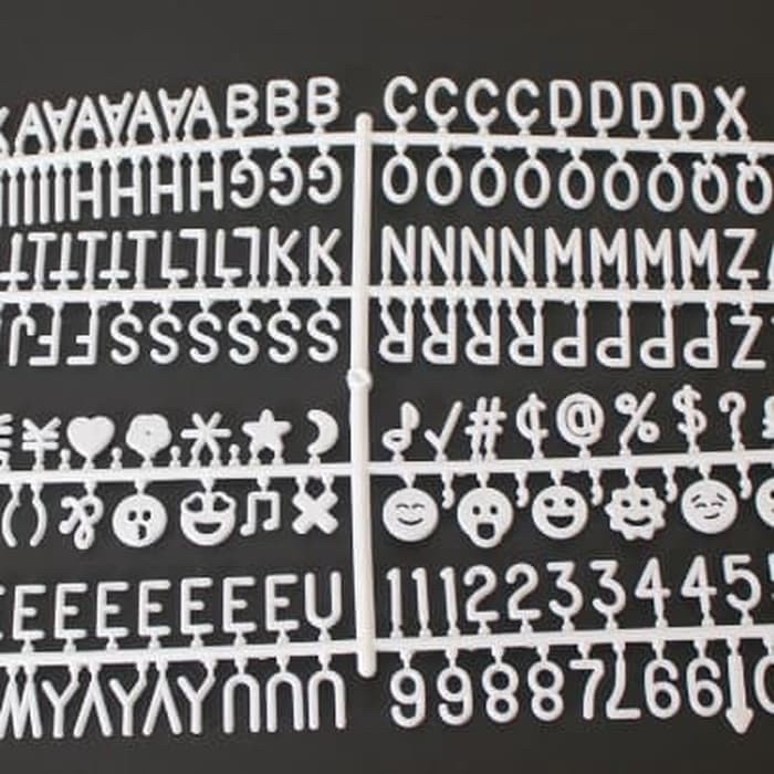 

TULIS-ALAT- FELT LETTER BOARD / LETTER BOARD / PAPAN HURUF DIY WARNA HITAM -ALAT-TULIS.