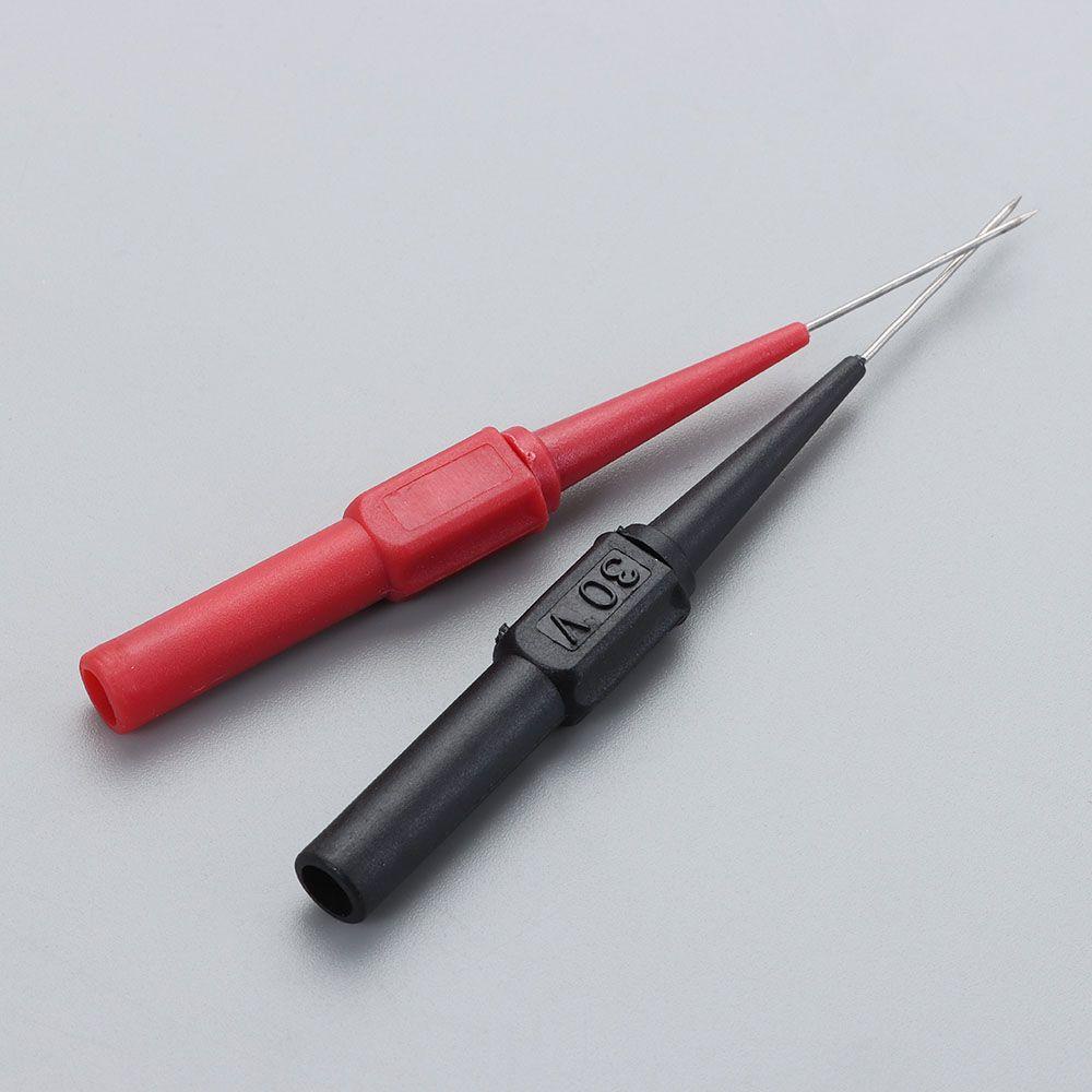 Solighter 2/10PCS Test Lead Probe 2/10PCS Pen Needle Jack Untuk Steker Pisang