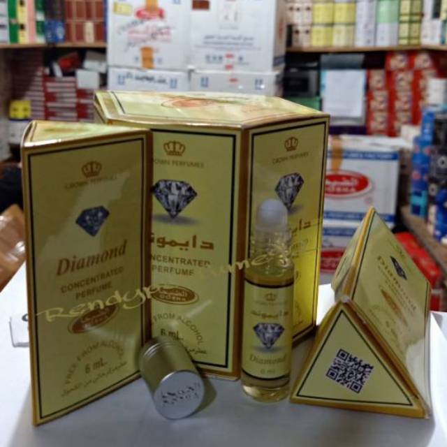 Parfum Arab DOBHA 6ml Roll On Non Alkohol Aroma Diamond