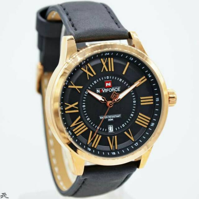 Terlaris Jam Tangan Pria Naviforce / NF Original LA 9126 MR + Box