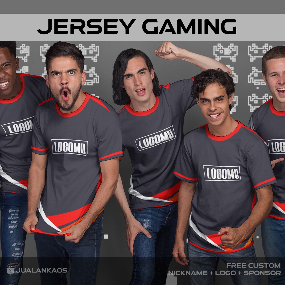 Baju Kaos Jersey Gaming ESports 847 Printing Custom