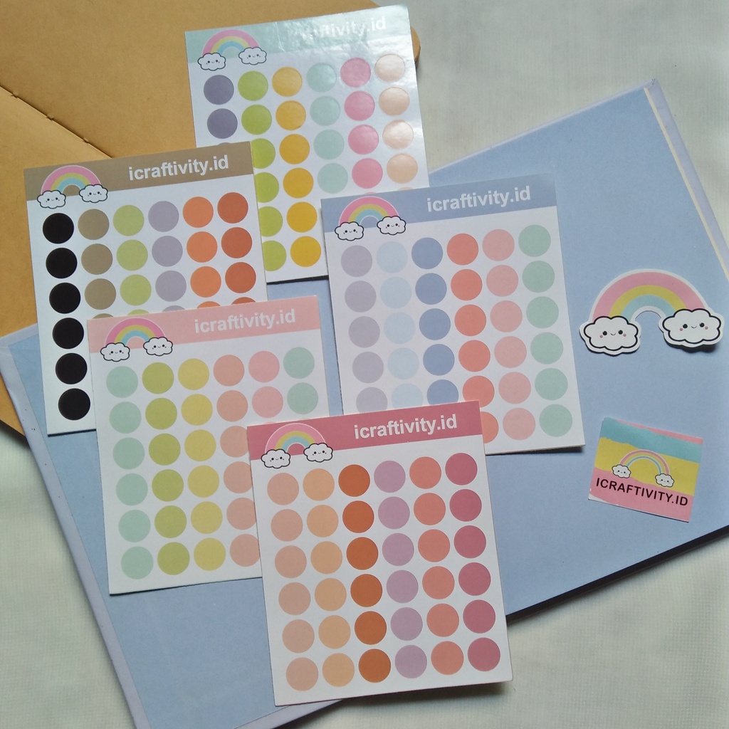 

Dotted Sticker Vol.2 By icraftivity.id/ Sticker Journaling