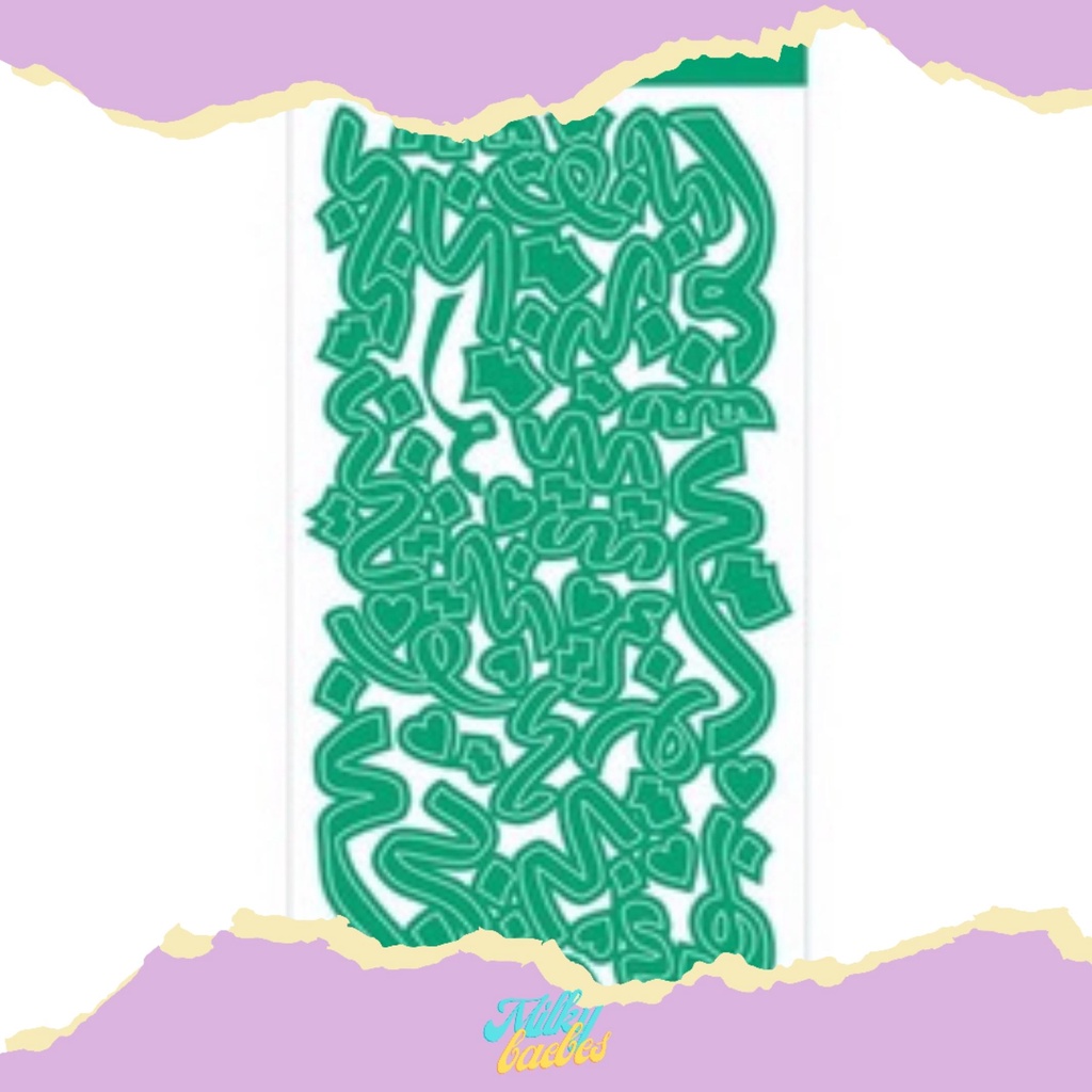 

1pcs Sticker Deco "Ribbon Solid Color