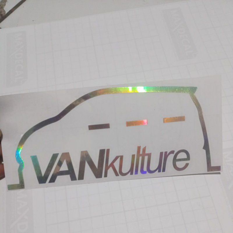 STICKER MOBIL VANKULTURE CUTTING