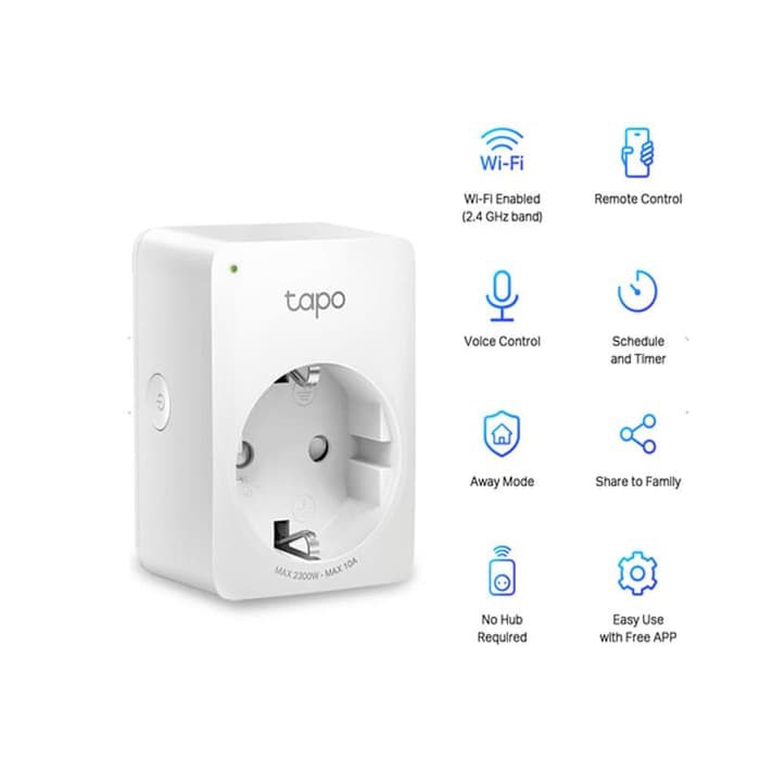 TP-Link Tapo P100 Mini Smart Plug WiFi Outlet Mini Socket P 100