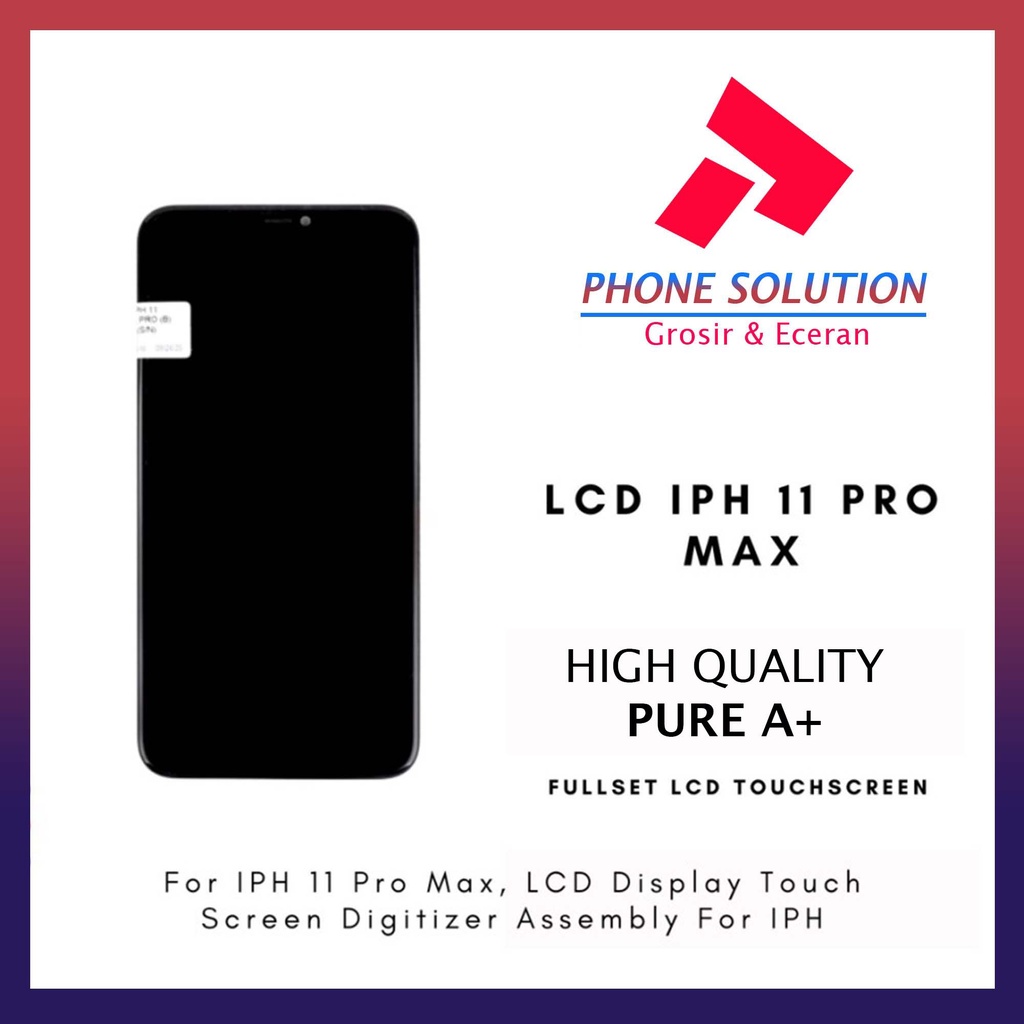 LCD Iphone 11 Pro Max Fullset Touchscreen // Supplier LCD Iphone - Garansi 1 Bulan