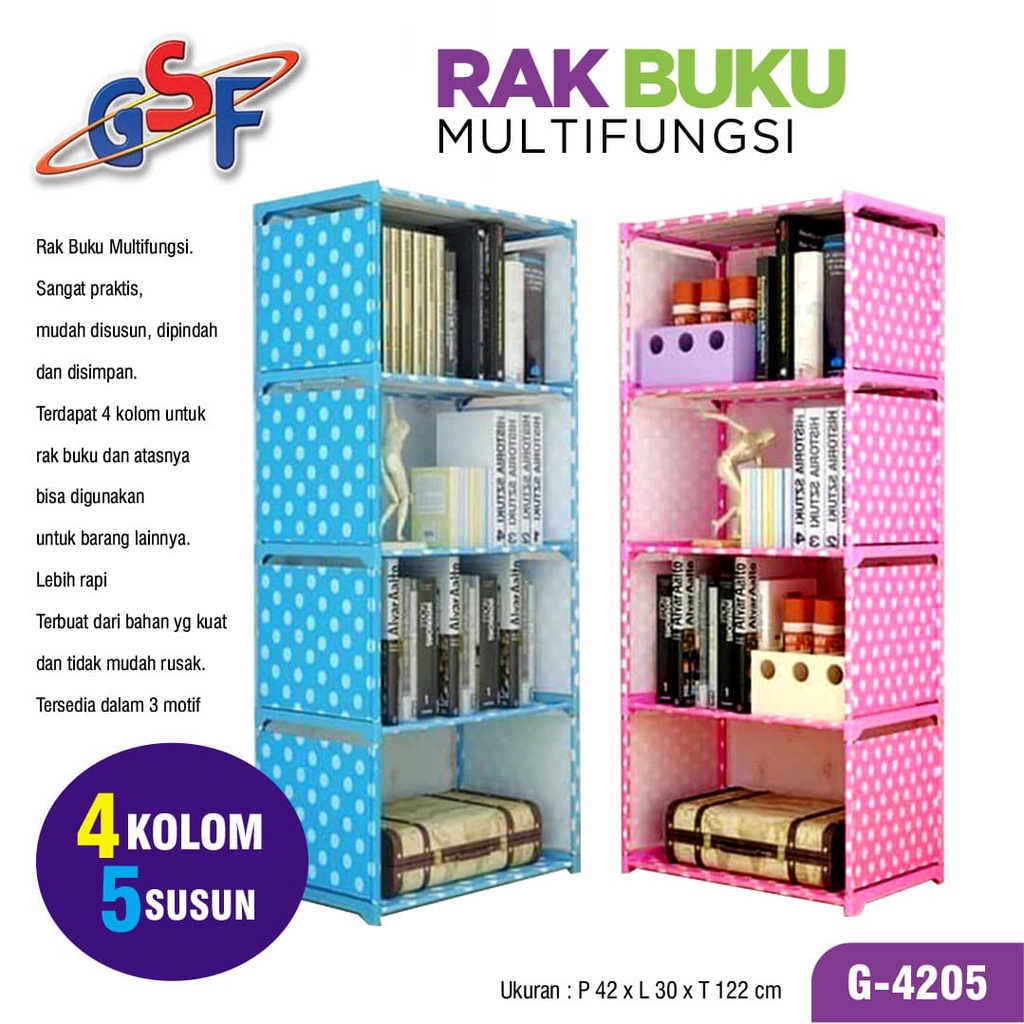 rak buku portabel / rak buku / rak buku susun