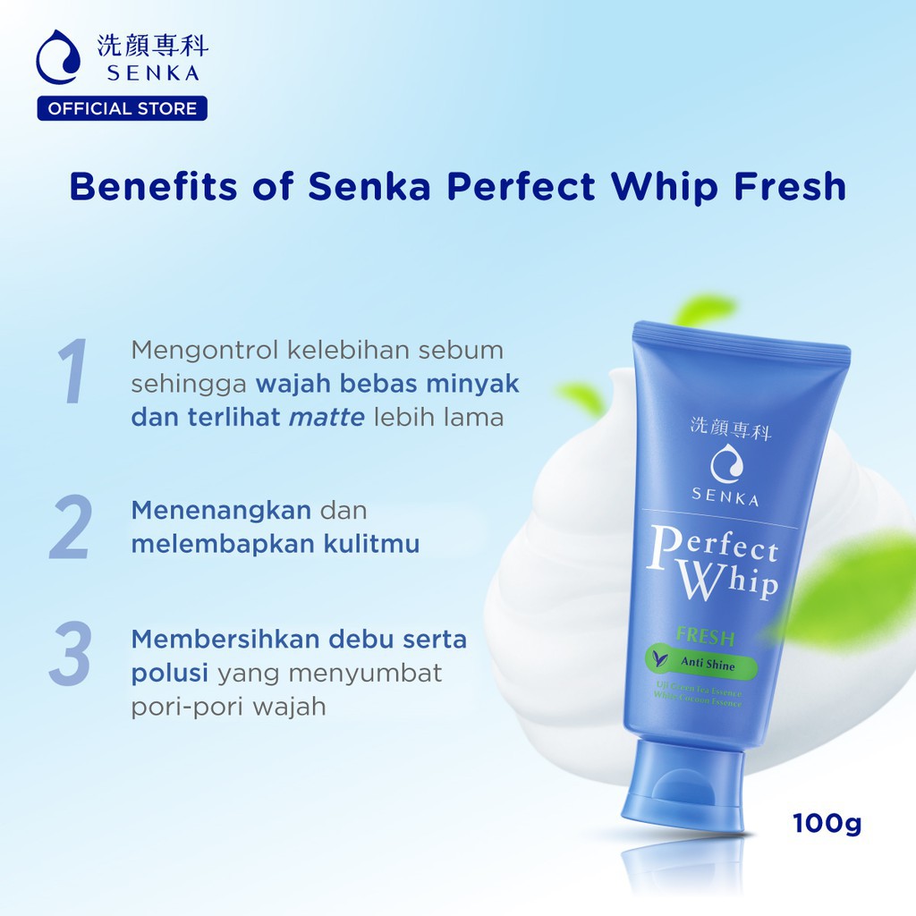 Senka Perfect Whip Fresh Anti Shine