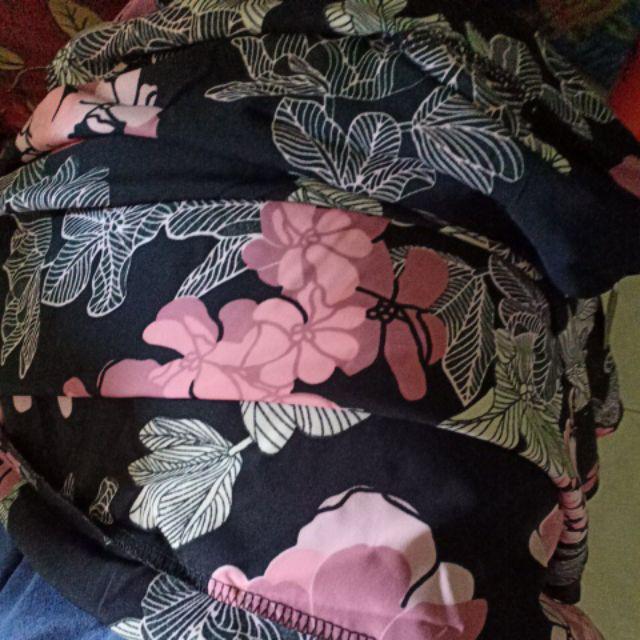 Gamis Monalisa Nirina Wolfis Menyusui Hamil Mayung Umbrella Wanita Muslim Corak Batik Motif Polos