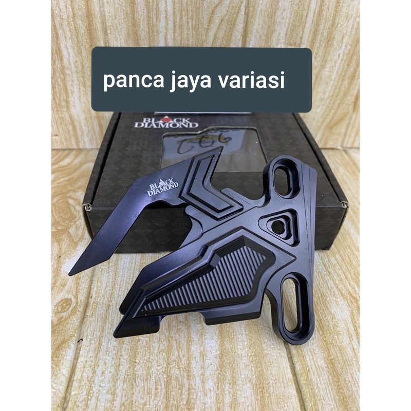 PELINDUNG KALIPER / COVER KALIPER CAKAR /COVER PALA BABI FULL CNC BLACK DIAMOND Nmax Aerox ninja vixion R15 V4 R15 V3 Xmax Lexi motor  yamaha/honda matic dan bebek