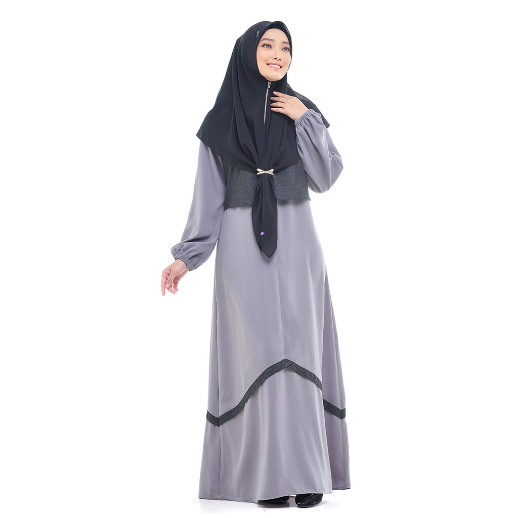 Gamis Farasya | Baju Muslim Wanita | Dresslim ORI Rabbani