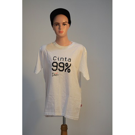 Musica Studios Dea 99% T-Shirt Wanita - White [Merchandise]