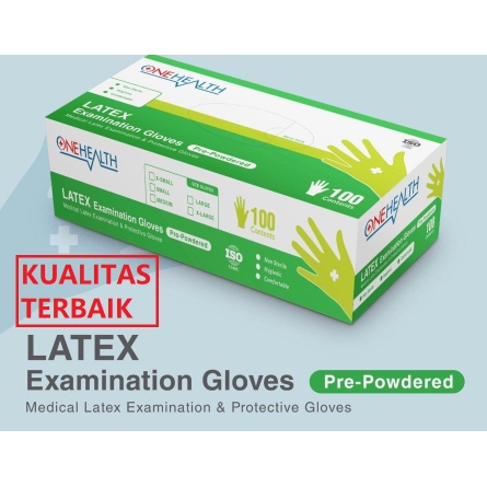 sarung tangan latex disposable sarung tangan sekali pakai onehealth