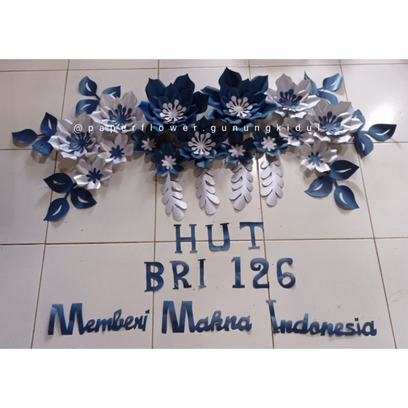 (FREE GIFT) Paper flower murah / paper flower 7 bulanan lamaran engagement wedding khitbah/ paper fl