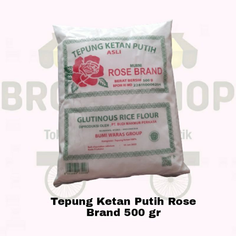 

Tepung Ketan Tepung Ketan Putih Rose Brand 500 gr