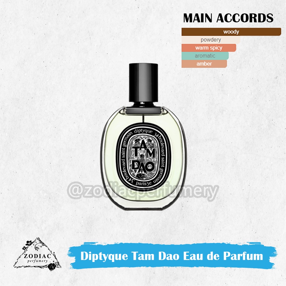 Diptyque Tam Dao EDP 75ml [100% Original]