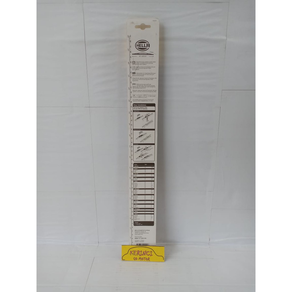 WIPER BLADE PREMIUM HELLA 18&quot; - WIPER HELLA BLADE PREMIUM