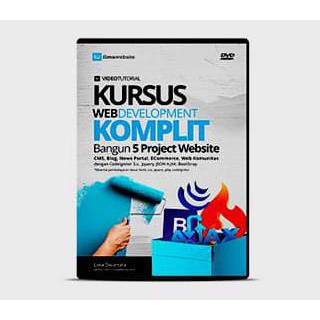 

DVD KURSUS WEB DEVELOPMENT KOMPLIT BANGUN 5 PROJECT APLIKASI WEBSITE KODE 135