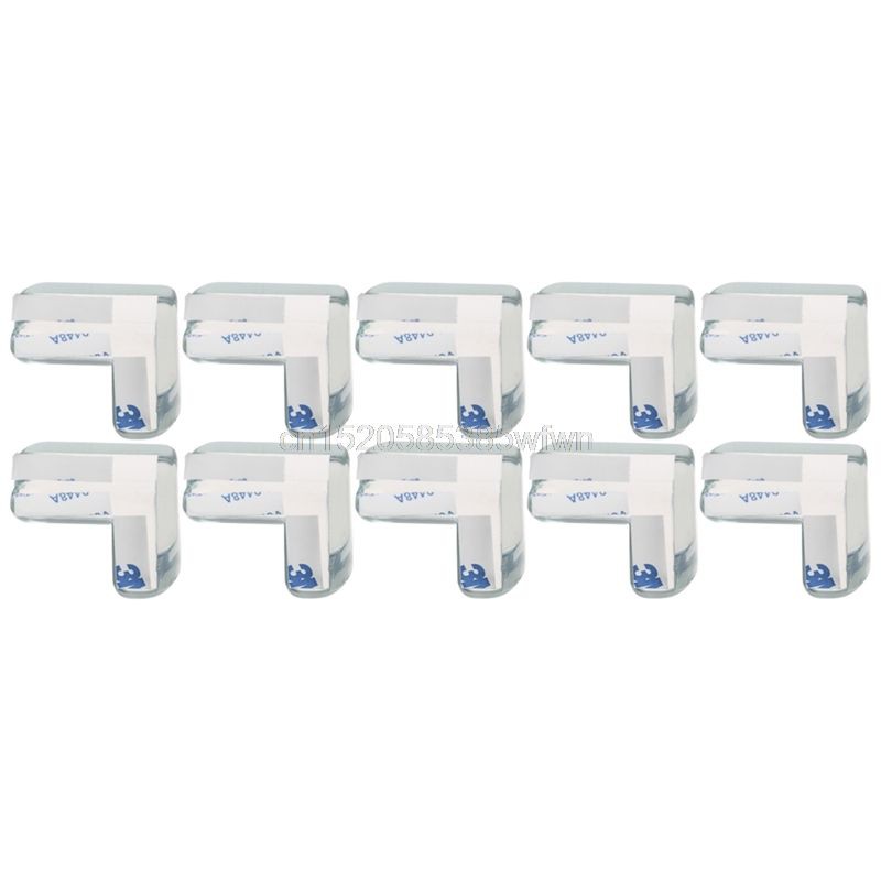 Silicone Bumper Pengaman Siku Sudut Meja 10 PCS - FY21 - Transparent