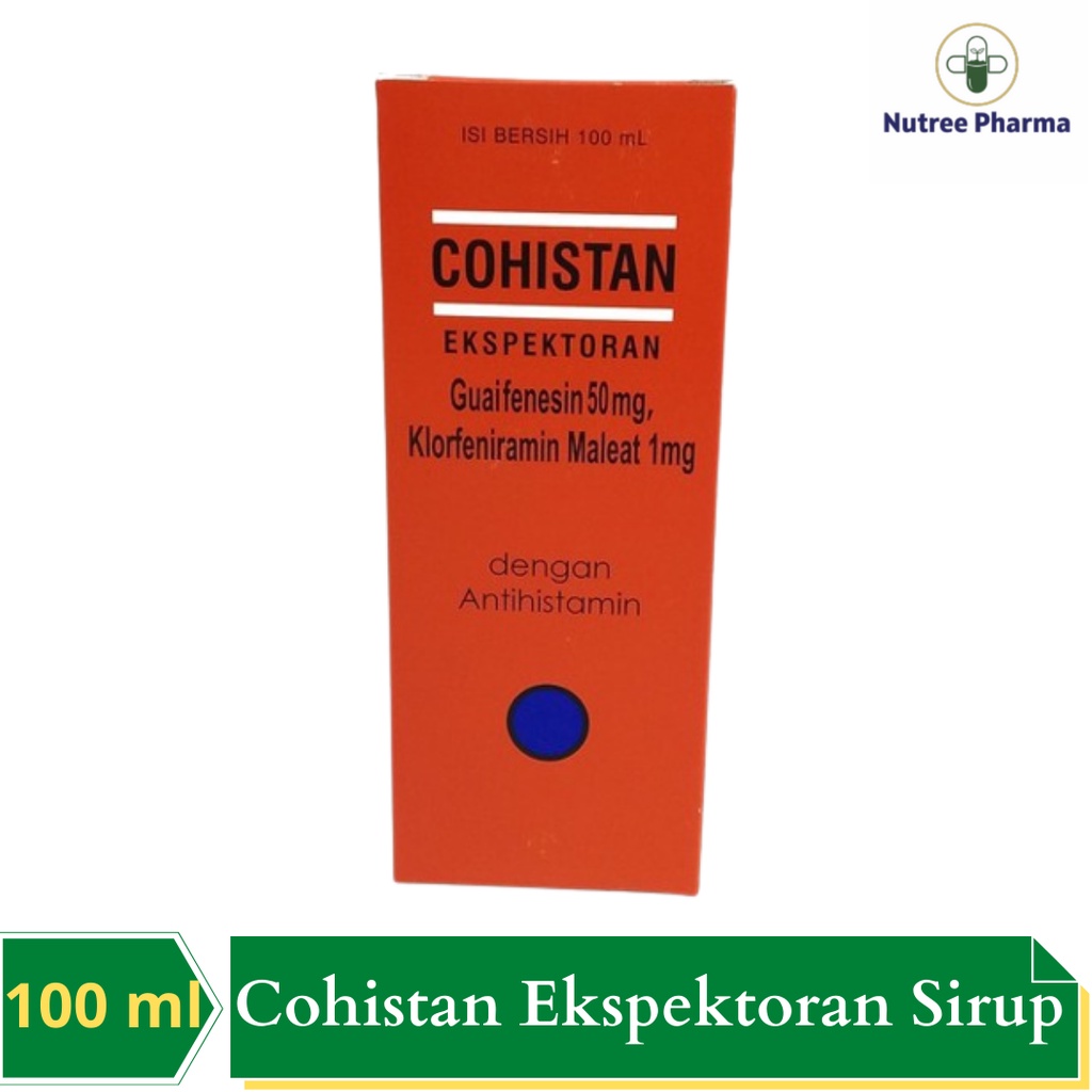 COHISTAN EXPECTORANT SYRUP 100 ML OBAT BATUK