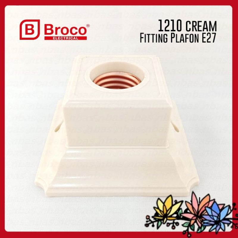 Broco Fitting Plafon 1210 / Fitting Lampu Plafon
