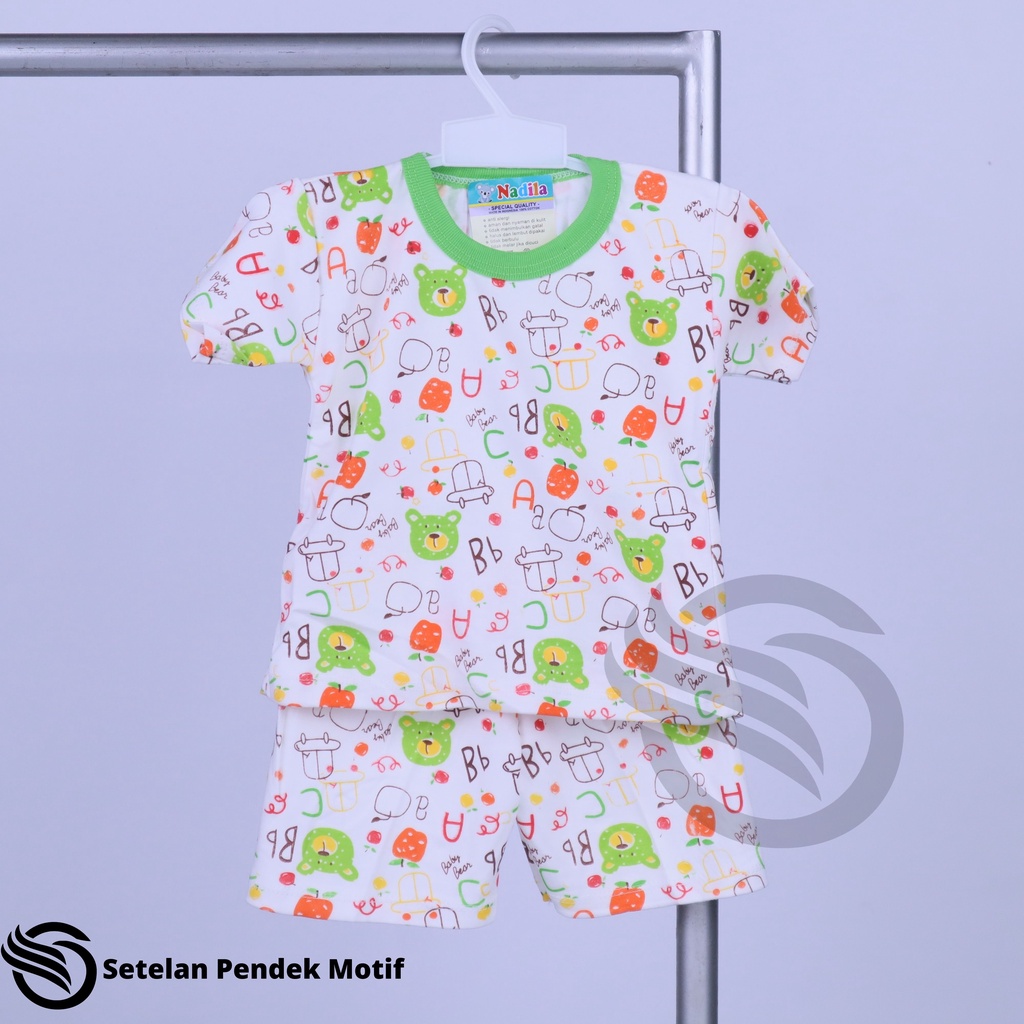 Baju bayi Baju anak laki laki anak perempuan Setelan Anak Unisex Set Baju Pendek Kaos Anak Motif  (u