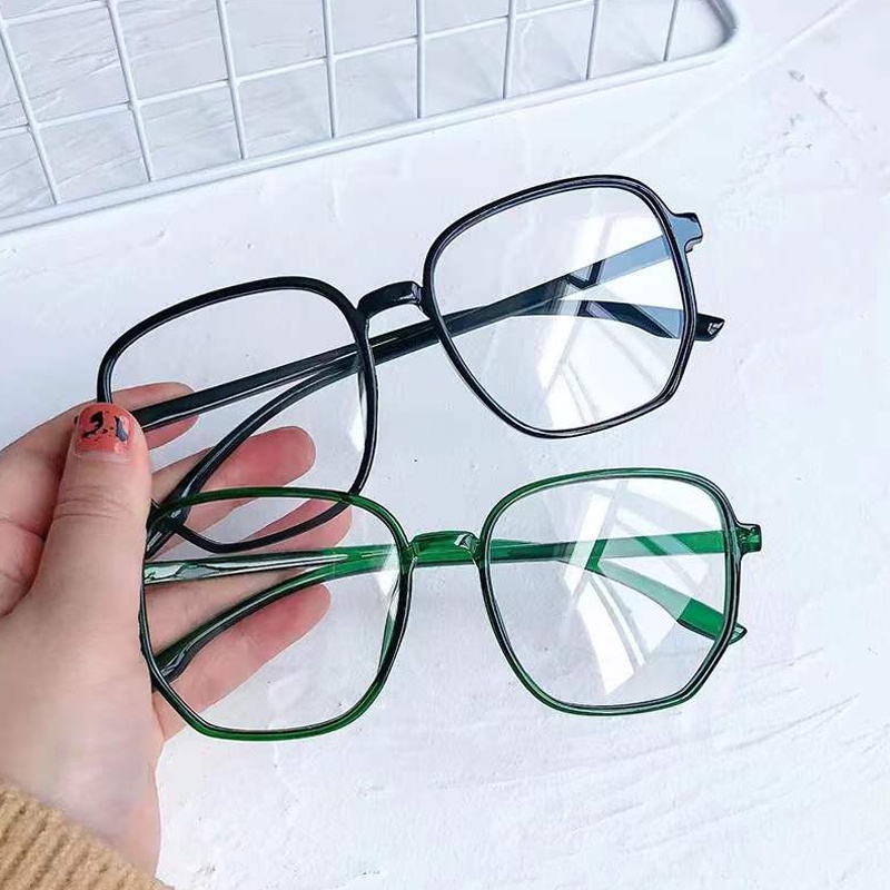 [Bayar Di Tempat] Kacamata Square Frame Wanita Korean Style Fashion Aksesoris Eyeglasses Import