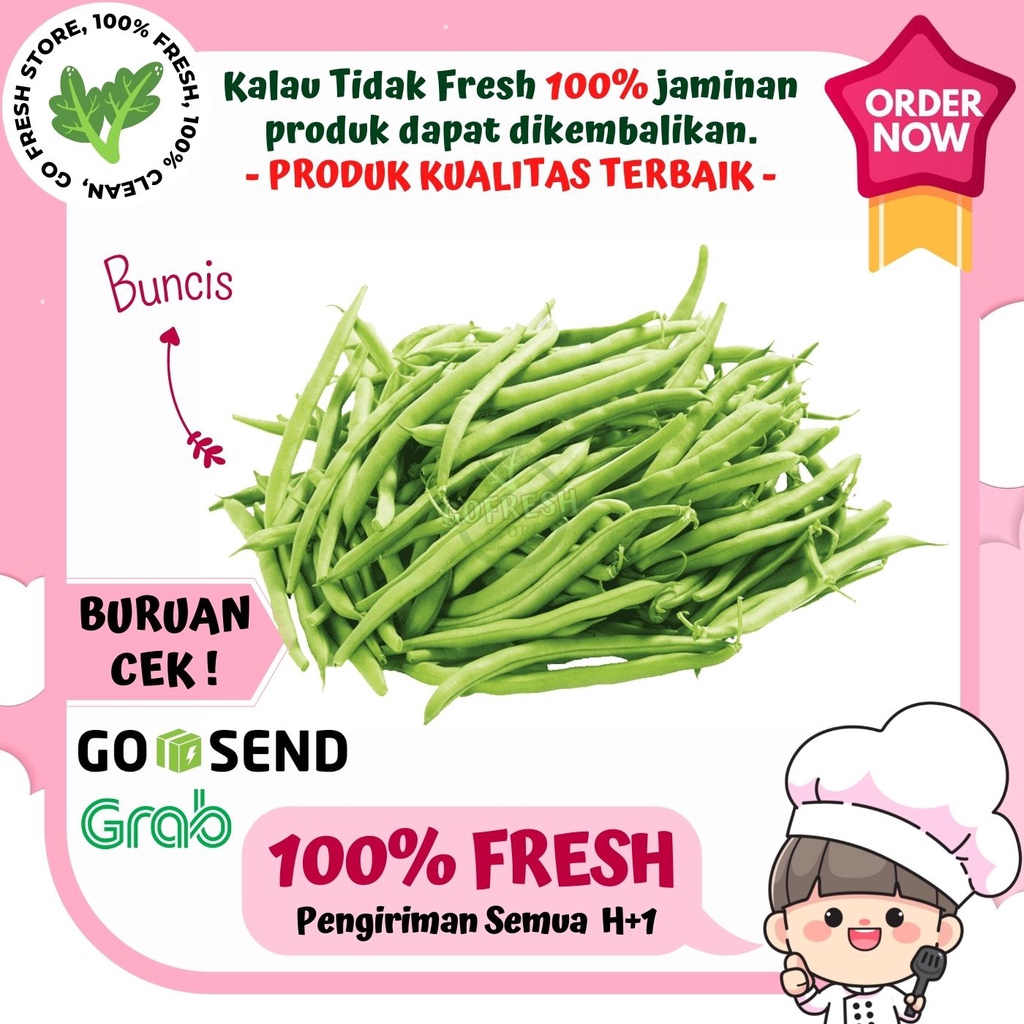 

BUNCIS SAYURAN SEGAR LOKAL MURAH 250 GRAM