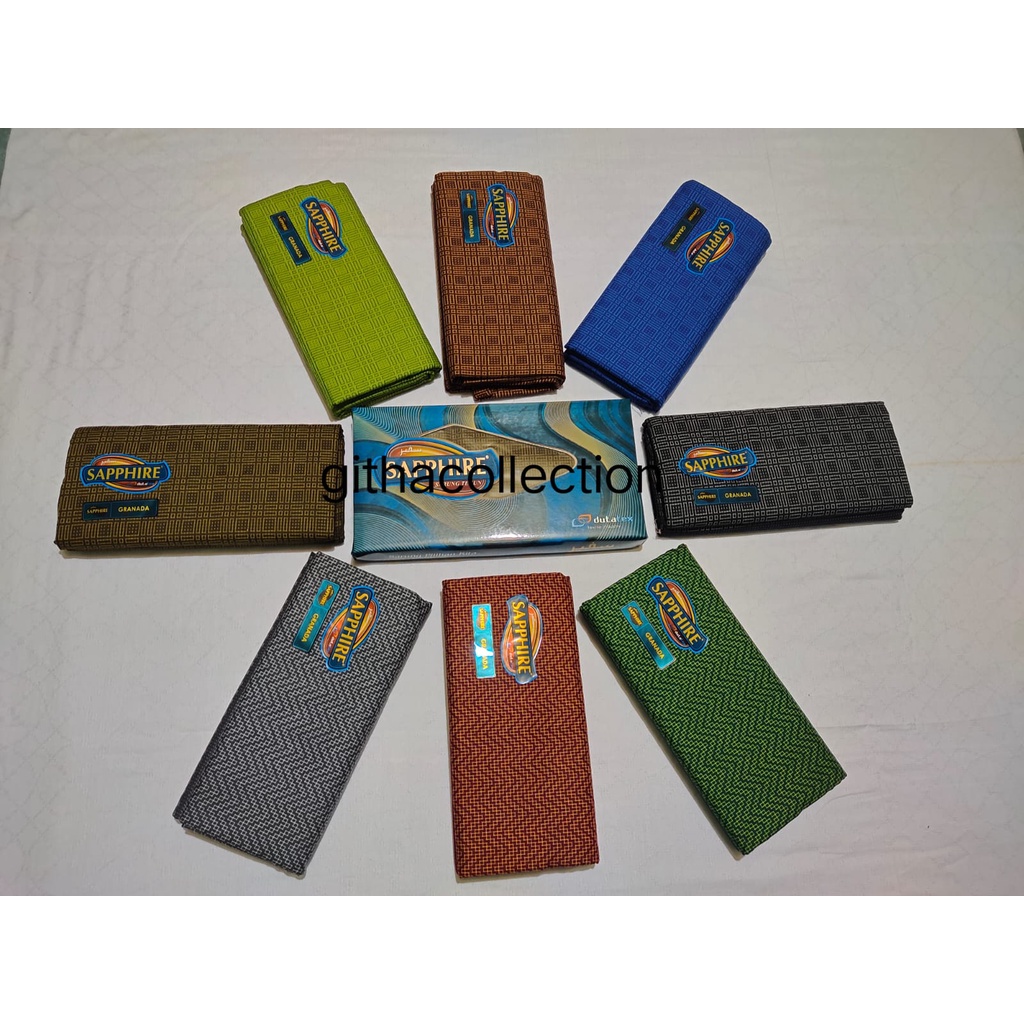 Sarung sapphire PWG, sapphire granada