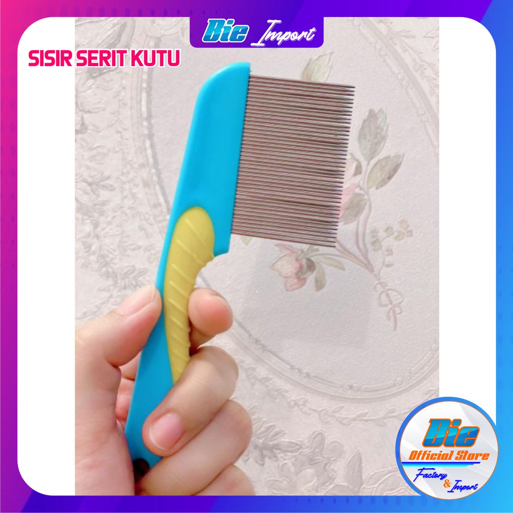 Sisir Kutu / Sisir Serit Kutu Besi Gagang Besar Impor Best Seller / Sisir Serit Karakter