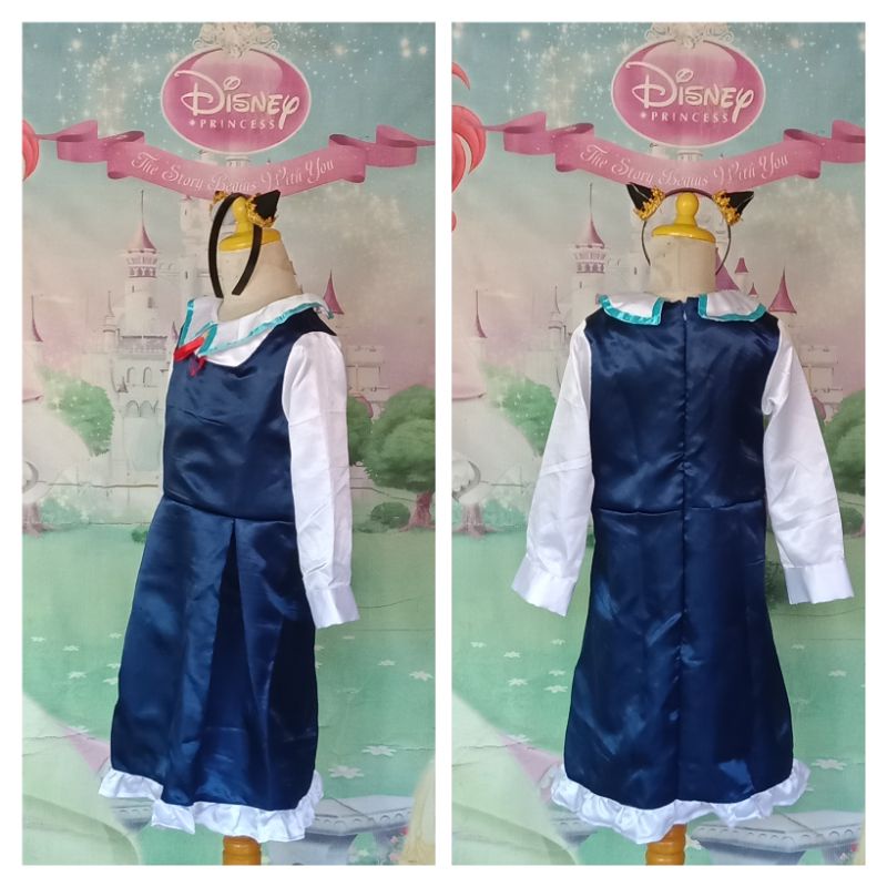 Bergaransi Spy X Family Kostum Anya Forger Navy Cosplay Anya Forger Anak