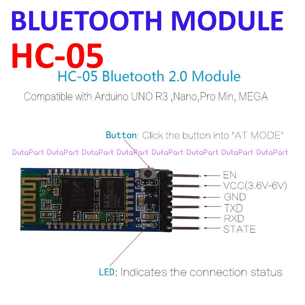 HC-05 HC05 ORIGINAL BC417 Bluetooth Tranceiver Module For Arduino