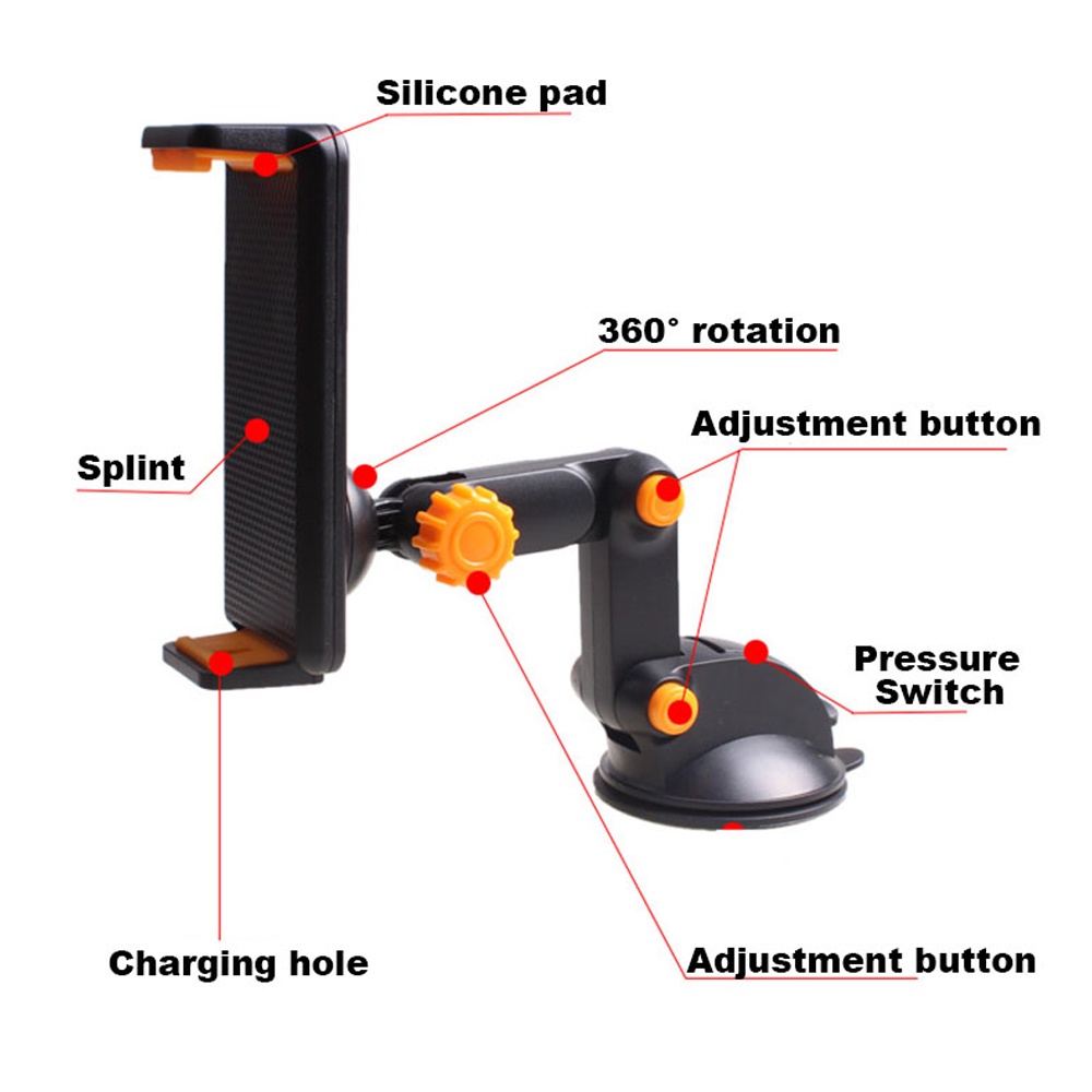 Homhu Stand Dudukan Tablet ipad Air Mini 1 2 3 4-11 &quot;Untuk iPhone X 8 7