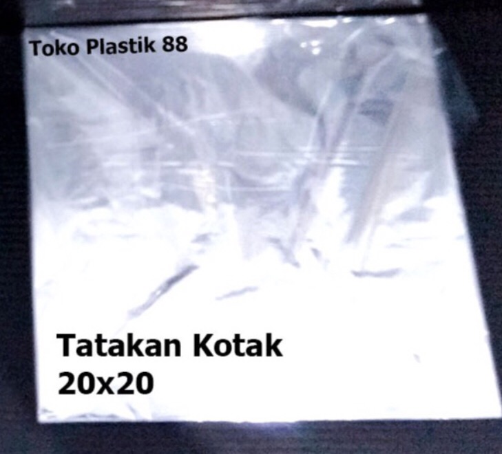 Tatakan Kotak Kue Perak Silver 20x20 (minimal 5 Pcs)