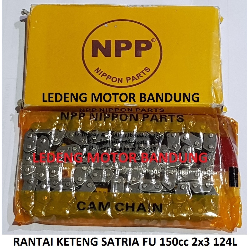 Rantai Keteng FU Satria 150cc Chain Kamprat 2x3 124L Lokal