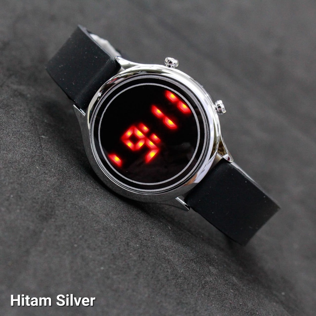 JAM TANGAN LED NEW DIGITAL CONVEX TOP QUALITY / JAM TANGAN LED SILICONE RUBBER STRAP TOP QUALITY