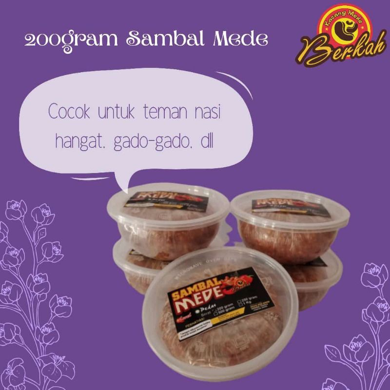 

Enakkkk Sambal Mede 100% kacang mete/kacang Mede Berkah