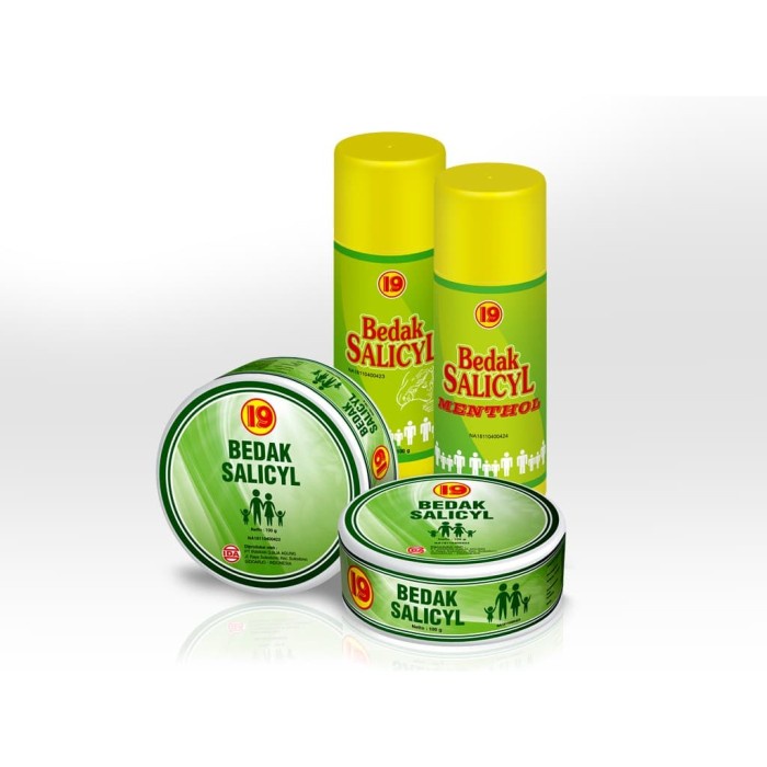 Bedak Salicyl Menthol botol cap 19