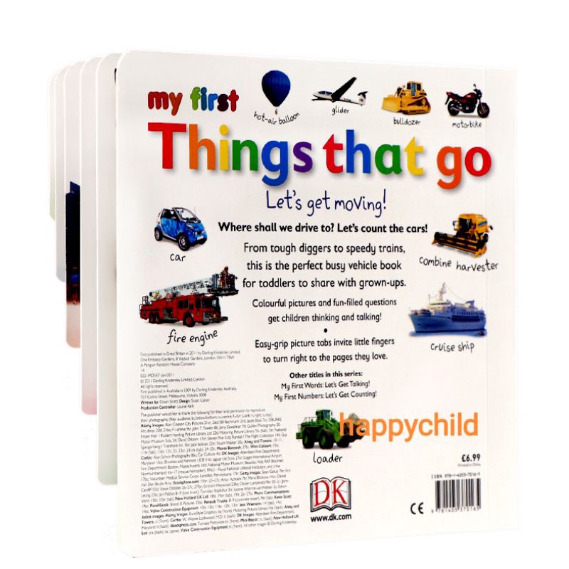 original DK my first Things that go let's get moving buku anak buku bacaan happychild