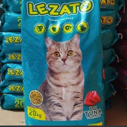 Lezato Cat food Tuna 1kg repack makanan kucing murah