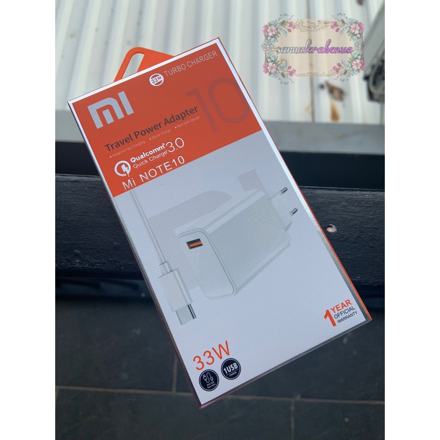 CHANGER CASHAN TC XIAOMI 33WATT TURBO CHARGE REDMI MI NOTE10 REDMI NOTE 10 PRO 10S 11 11 PRO  MI10 MI11 MI11 PRO POCO F2  POCO F2PRO ORIGINAL SB4157