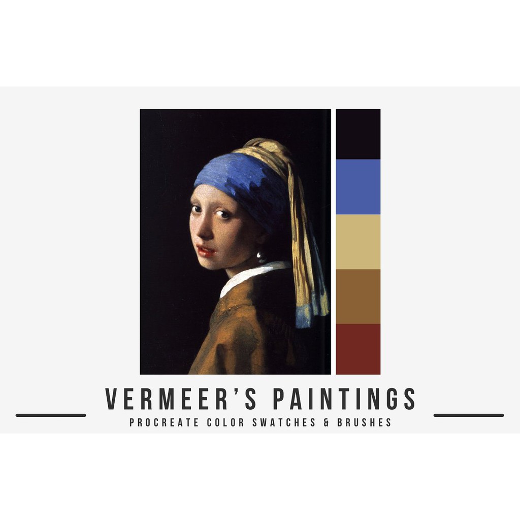 Procreate Brush - Vermeer's Art