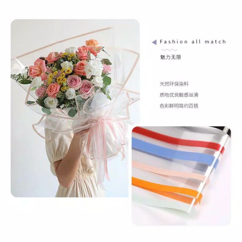 

Kertas buket plastik opp